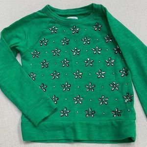 Crewcuts Crystal embellished sweatshirt